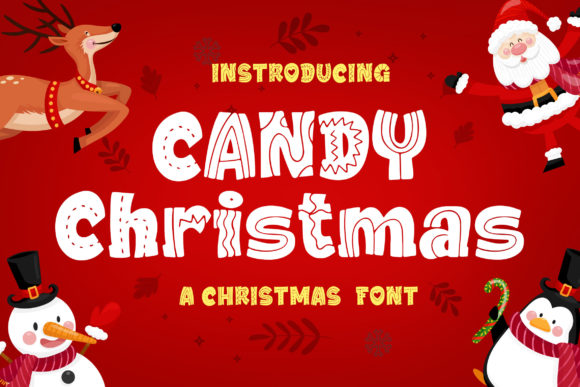 Candy Christmas: A Festive Display Font for Holiday Campaigns