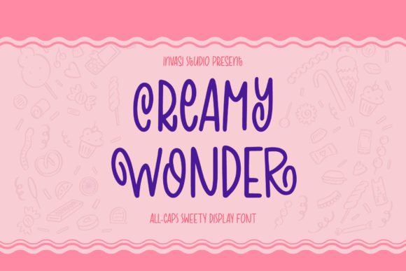 Creamy Wonder: A Charming Display Font for Editorial Design