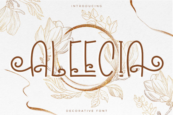 Discover Aleecia: A Trendy Display Font for Your Projects