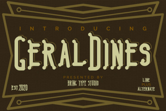 Discover Geraldines: A Unique and Fun Display Font