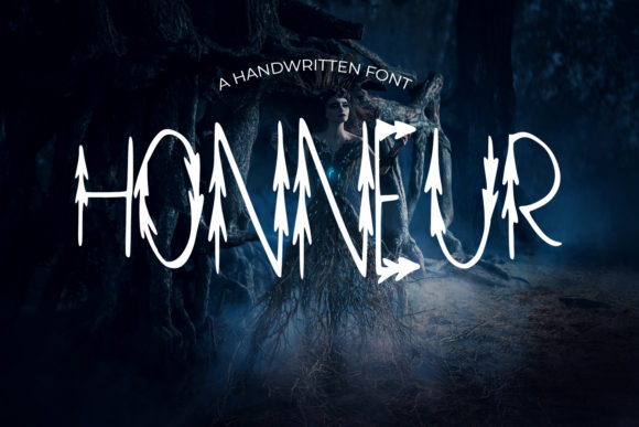 Discover Honneup: A Festive Display Font for Creative Websites