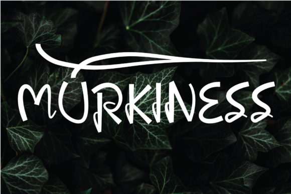Discover the Bold Charm of Murkiness Font