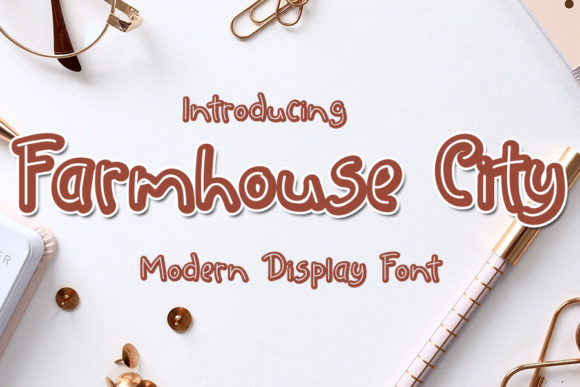 Discover the Charm of Farmhouse City Font