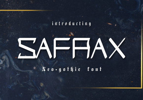 Discover the Versatility of Safrax: A Neo Gothic Display Font