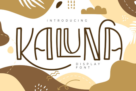 Elevate Your Brand with Kaluna: A Trendy Display Font