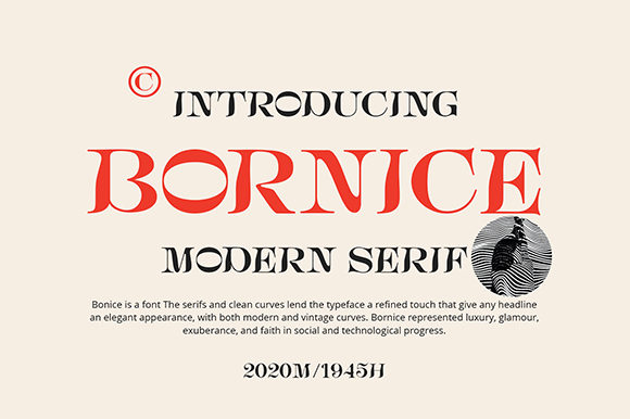 Enhance Your Brand with Bornice, the Modern Display Font