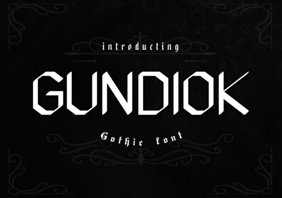 Enhance Your Brand with Gundiok: A Versatile Gothic Display Font