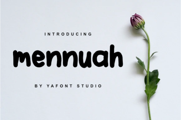 Enhance Your Brand with Mennuah Display Font