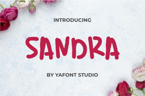 Enhance Your Campaigns with Sandra, the Playful Display Font