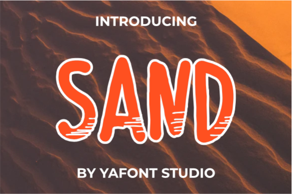 Enhance Your Editorial Design with Sand Font