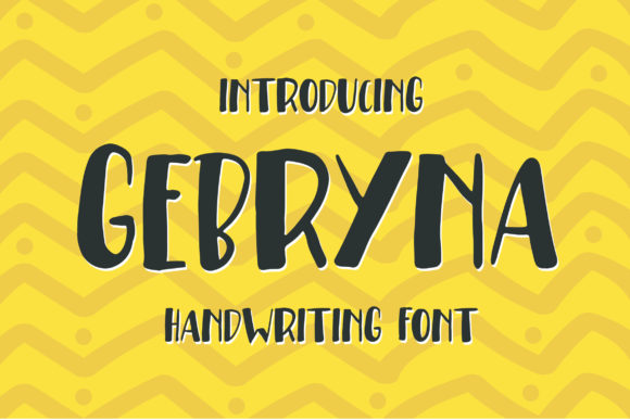 Exploring Gebryna: A Bold and Friendly Display Font