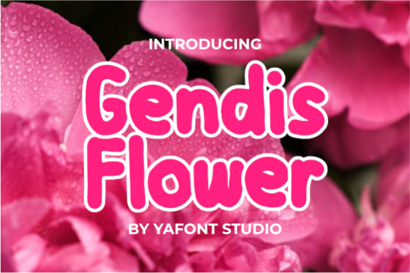 Gendis Flower: A Friendly Font for Creative Makers