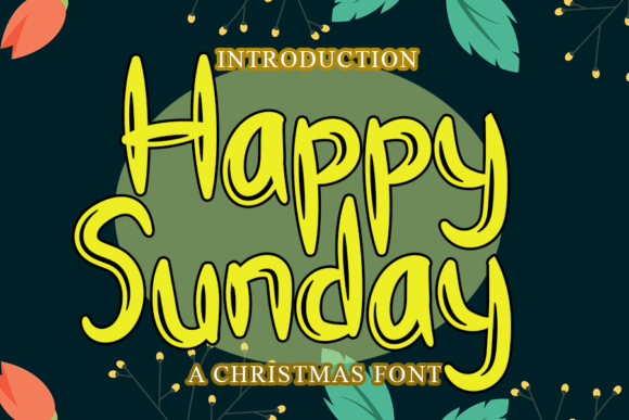 Happy Sunday: A Versatile Display Font for Editorial Design