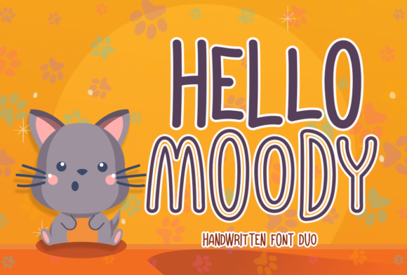 Hello Moody: A Versatile and Pretty Display Font