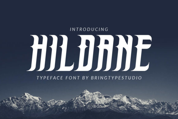 Hildane: A Bold Display Font for Creative Campaigns