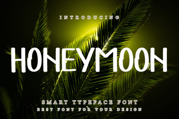 Honeymoon: A Trendy Display Font for Creative Makers