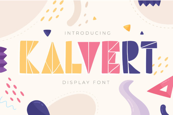 Kalvert: A Cool and Cartoon-Like Display Font for Editorial Design
