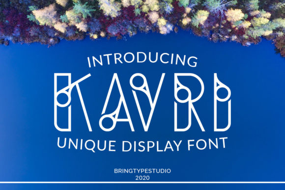 Kavri: The Unique Display Font for Creative Web Design