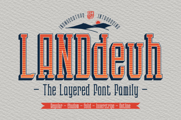 Landdeuh: A Bold and Unique Font for Creative Branding