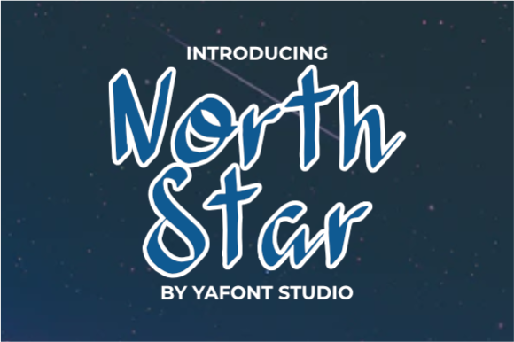 North Star: A Unique Display Font for Creative Makers