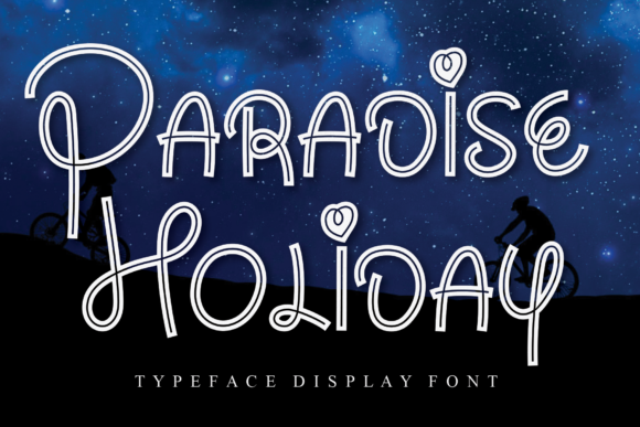 Paradise Holiday: A Trendy Display Font for Creative Projects