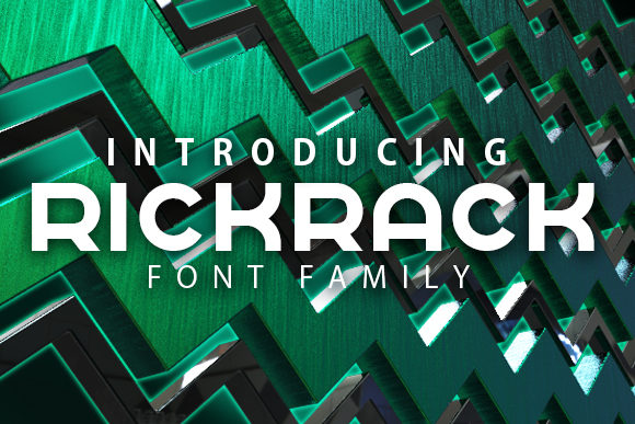 Rickrack: A Bold and Thick Display Font for Creative Marketers