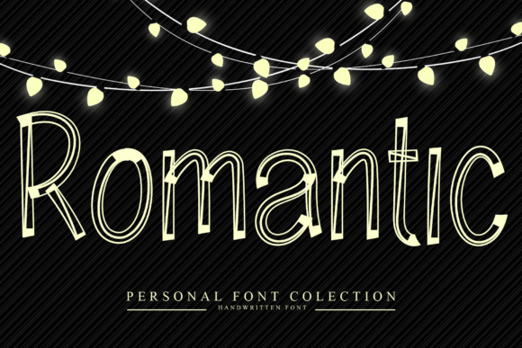 Romantic: A Unique and Fun Display Font for Creative Projects