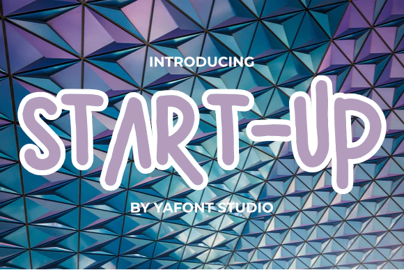Start-up: A Playful and Authentic Display Font for Engaging Campaigns
