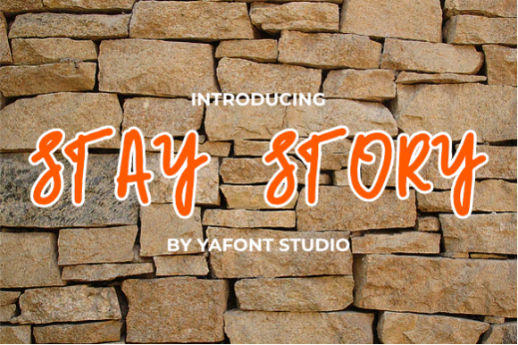 Stay Story: A Playful and Authentic Display Font