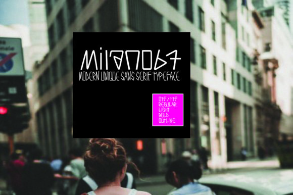 Transform Your Brand with Milano67 Retro Display Font