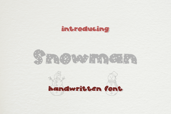 Unleash Creativity with Snowman, a Dreamy Display Font